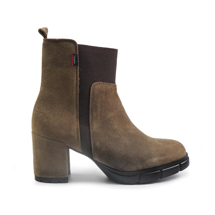 Callaghan Stivaletti Chelsea Donna con Tacco in Camoscio Tartufo 31019 PANDORA TRUFA Callaghan 