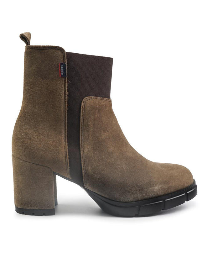 Callaghan Stivaletti Chelsea Donna con Tacco in Camoscio Tartufo 31019 PANDORA TRUFA Callaghan 