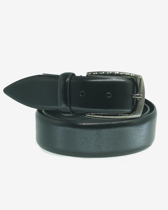 Cintura Uomo in Pelle Nera CINTURA NERA OPACO Spatarella 