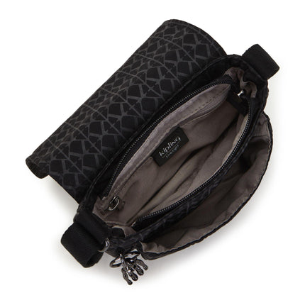 Borsetta Tracolla con Patta LOREEN MINI SIGNATURE EMB Kipling 