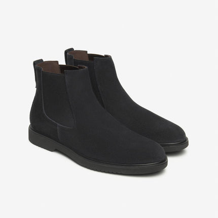 Nero Giardini Stivaletti Chelsea Oxford Uomo in Camoscio Blu I500851U BLU 200 Nero Giardini 