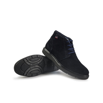 Callaghan Stivaletti Polacchine Uomo in Camoscio Blu 53009 ALAN BLUE Callaghan 