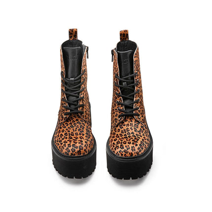Anfibi Cult Donna in Cavallino Animalier Leopard - MARIO SPATARELLA