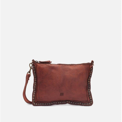 Biba Pochette con Borchie e Tracolla in Pelle Cuoio - MARIO SPATARELLA
