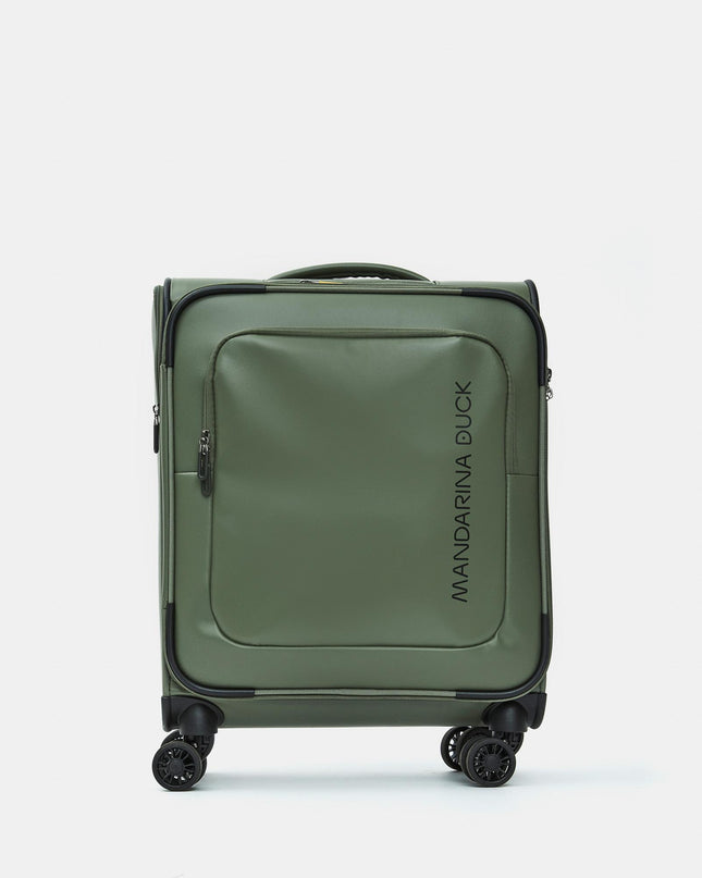 Trolley Bagaglio a Mano Softy Verde 4 Ruote OSV01 ECO COATED PINE GREEN Mandarina Duck 