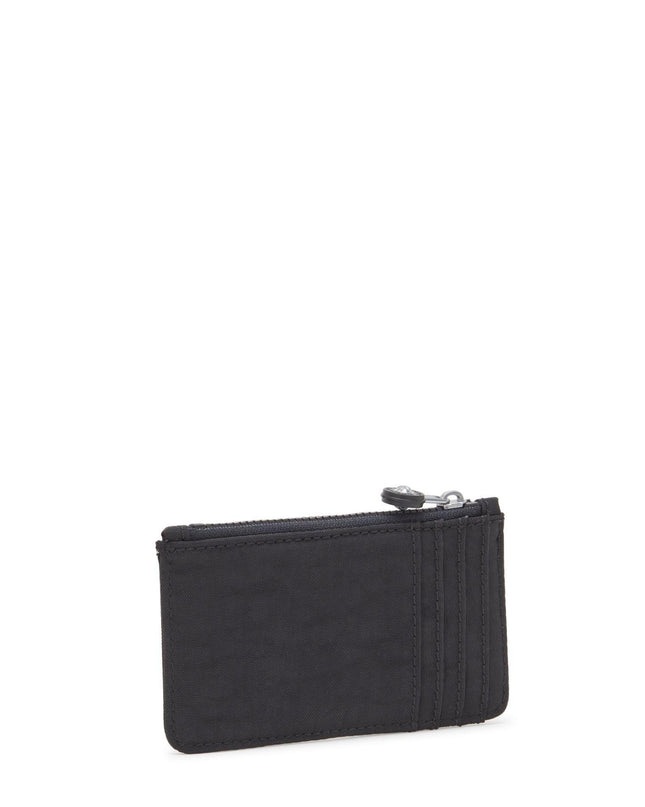 Portacarte con Zip in Tessuto Nero CAMILO BLACK NOIR Kipling 