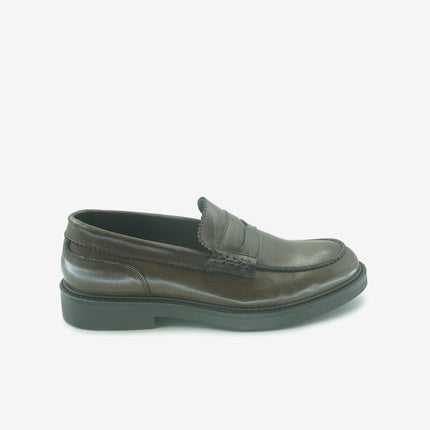 Mocassini Uomo Pelle Marrone 18 MARRONE Spatarella 