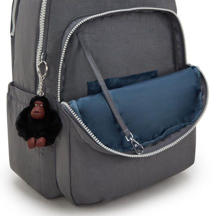 Kipling Zaino Porta Computer 15 Pollici Grigio SEOUL LAP BACK TO GREY Kipling 