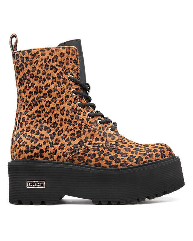 Anfibi Cult Donna in Cavallino Animalier Leopard CLW3460 AXL JAGUARD Cult 