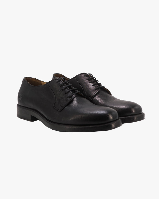 Stringate Uomo in Pelle Nera GOR6 NERO Rogal's 