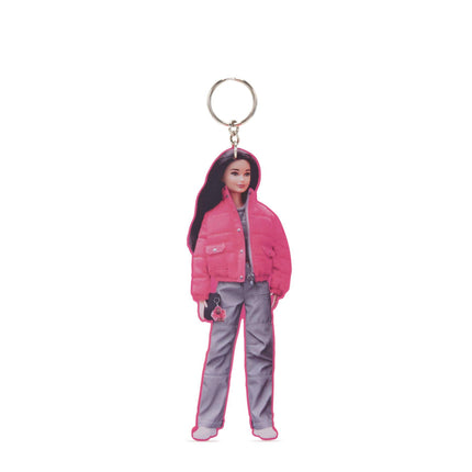 Portachiavi Barbie BARBIE KEYHANGER LIVELY PINK Kipling 