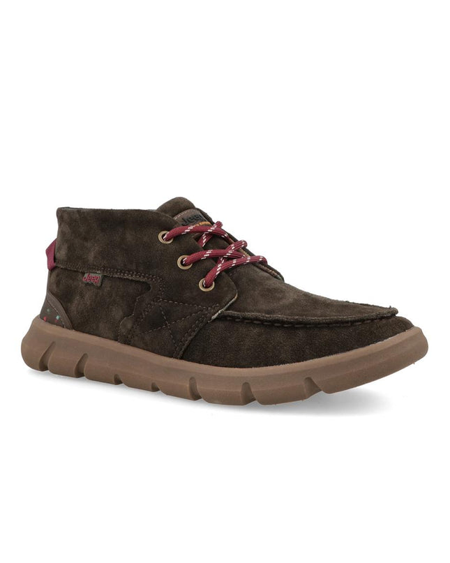 Polacchine Uomo Camoscio Marrone TABASCO MOC JM42122A-030 Jeep Footwear 