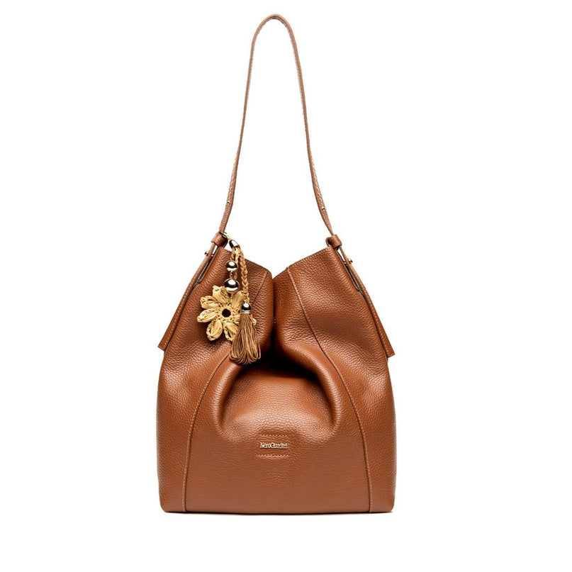 NeroGiardini Borsa Donna a Tracolla in Pelle Cuoio - MARIO SPATARELLA