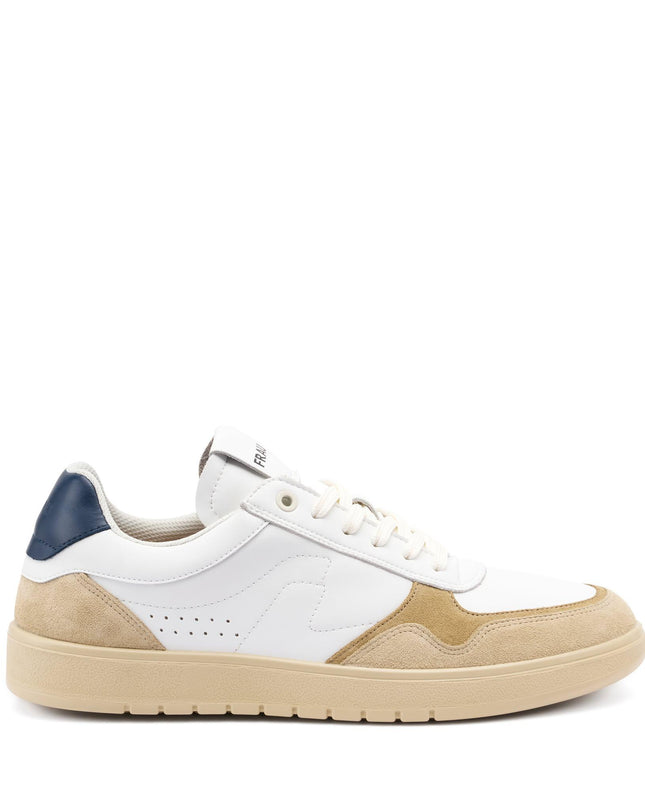 Frau Sneakers Uomo Bassa in Pelle Bianca Avena 11D1 AVENA Frau 