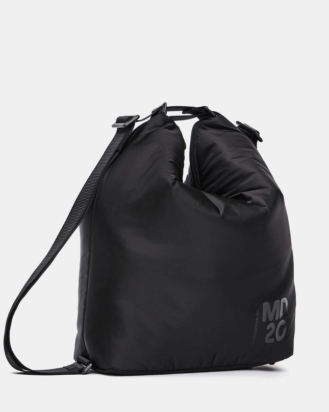 Borsa Zaino Hobo MD20 Balloon Nero ONT09 MD20 BALLOON BLACK Mandarina Duck 