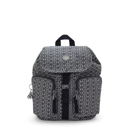 Kipling Zaino in Tessuto Denim Grigio ANTO S GREY DENIM Kipling 