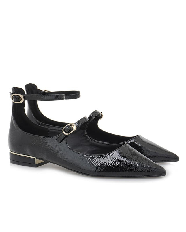 Ballerine Cinturino Donna Nero SONIA 835 BLACK Exe 
