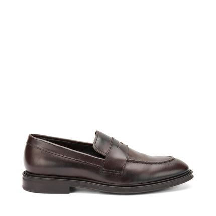 Frau Mocassini Uomo College in Pelle Bordo 71L1 TOLEDO MULBERRY Frau 