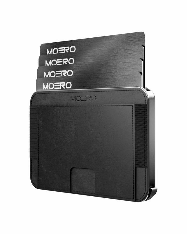 Moero M2 Pro Vintage Black Portafoglio Slim M2 PRO VINTAGE BLACK CARD BLACK Moero 
