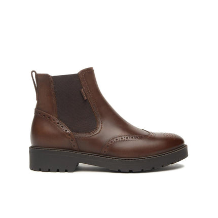 Nero Giardini Stivaletti Chelsea Oxford Donna Pelle marrone - MARIO SPATARELLA