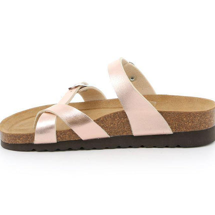 Grunland Sandali Infradito Donna Plantare Sughero Doppia Fibbia Rame CB2438 HOLA RAME Grunland 