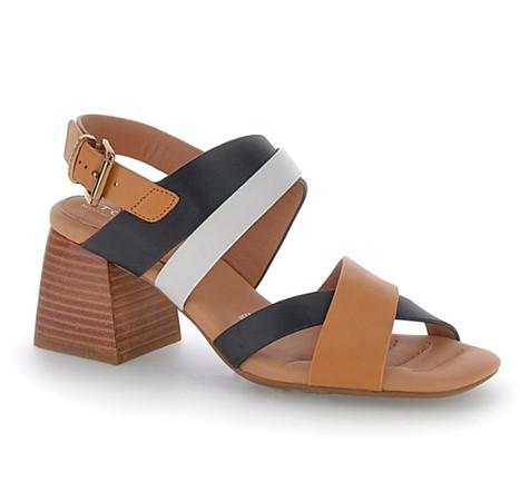 Sandali Tacco Pelle TALITHA 3 221012 TANNIN LT BROWN Stonefly 