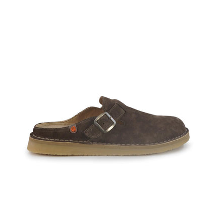 Jungla Sandalo Sabot Barefoot Donna con Fibbia in Camoscio Marrone 8483 MOUSSE LIGHT Jungla 