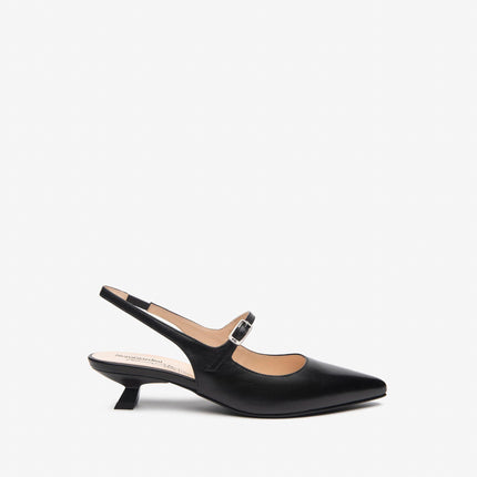 Nero Giardini Chanel a Punta in Nera Tacco Rocchetto E5122600DE NERO 100 Nero Giardini 