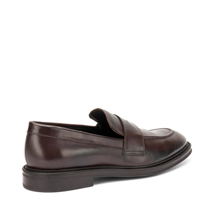 Frau Mocassini Uomo College in Pelle Bordo 71L1 TOLEDO MULBERRY Frau 