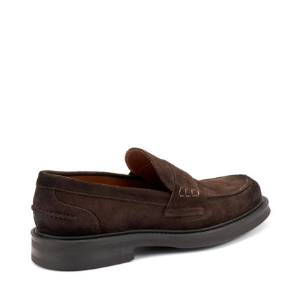 Mocassini Frau Uomo College in Camoscio Pepe 73A8 WAXY PEPE Frau 