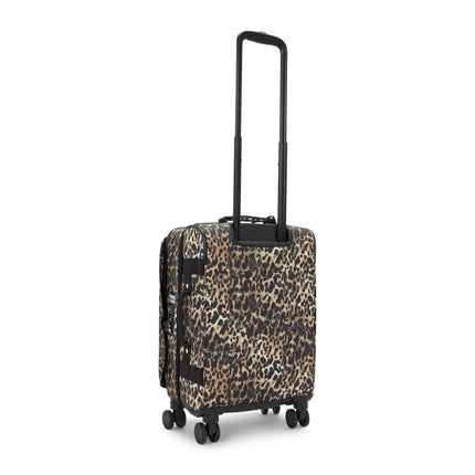 Kipling Trolley Bagaglio a Mano Animalier Leopard 4 Ruote - MARIO SPATARELLA