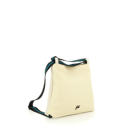 Gabs Borsa Zaino Trasformabile in Pelle Lino Panna - MARIO SPATARELLA