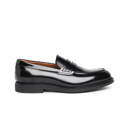 Nero Giardini Mocassino College Uomo in Pelle Spazzolata Nera E500600U NERO 100 Nero Giardini 