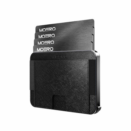 Moero M2 Ultra Saffiano Black Portafoglio Slim M2 ULTRA SAFFIANO BLACK Moero 