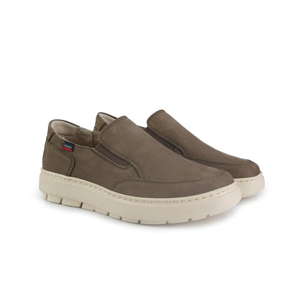 Callaghan Mocassini Slipon Uomo in Nabuk Taupe 60604 ADAPTABLE TAUPE Callaghan 