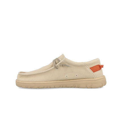 Jeep Scarpe Slip On Uomo in Canvas Beige SAMOA WALLABEE CSV SAND Jeep Footwear 
