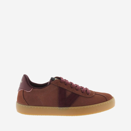 Sneakers Victoria Donna Bassa in Camoscio Terra - MARIO SPATARELLA