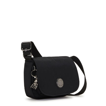 Borsetta Tracolla con Patta LOREEN MINI ENDLESS BLACK Kipling 