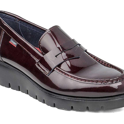Mocassini Donna Vernice Bordeaux 89803 HAMAN RIOJA Callaghan 