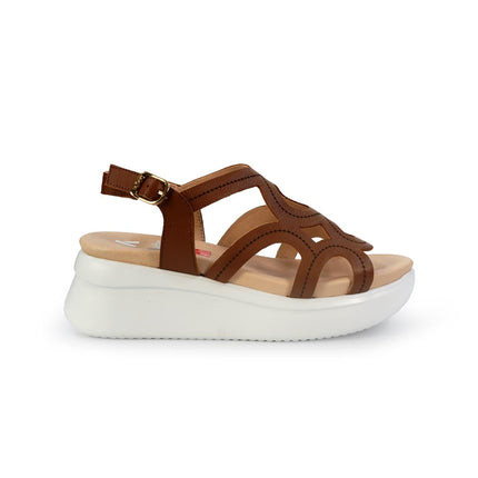 Callaghan Sandali Donna con Zeppa Platform in Pelle Camel 29929 LLANA CAMEL Callaghan 