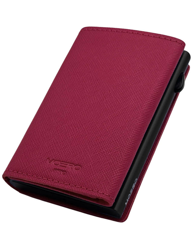 Moero Pro Saffiano Magenta Zip Portafoglio Slim - MARIO SPATARELLA