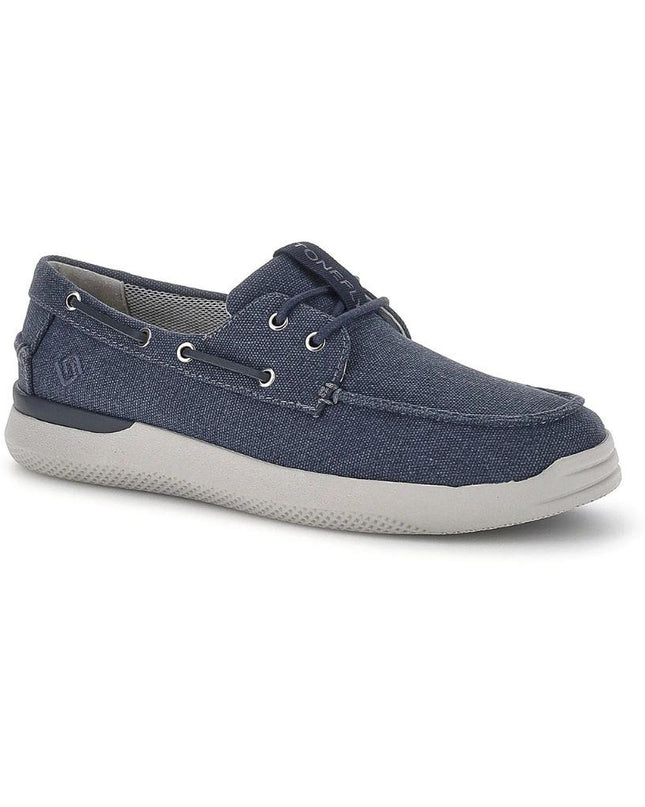 Stonefly Scarpa Uomo Barca in Tessuto Canvas Blu - MARIO SPATARELLA