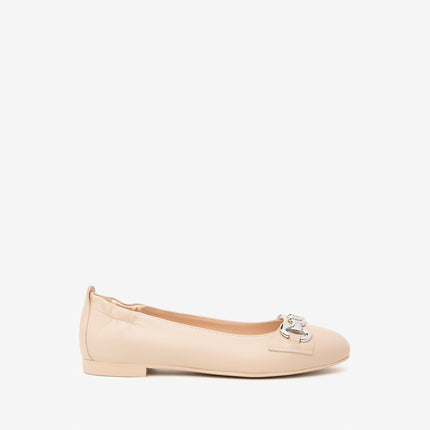 Ballerina Pelle Lino E410001D LINO 453 Nero Giardini 