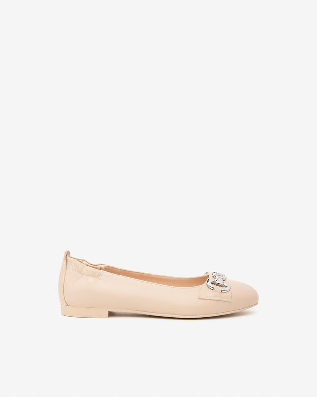 Ballerina Pelle Lino E410001D LINO 453 Nero Giardini 