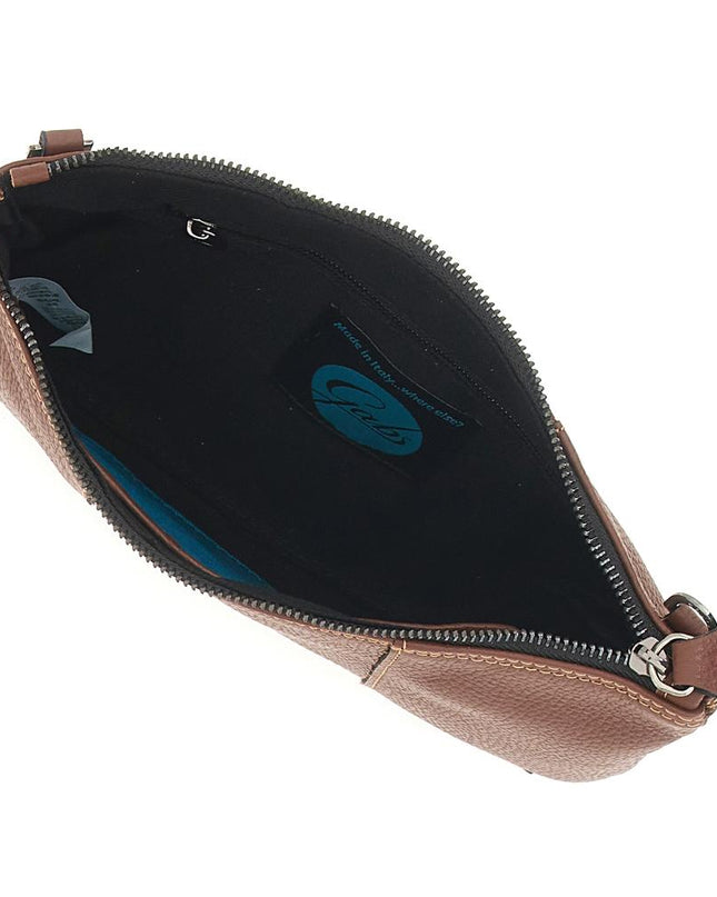 Gabs Pochette Donna con Tracolla in Pelle Cuoio Scuro BEYONCE TG M CUOIO SCURO Gabs 