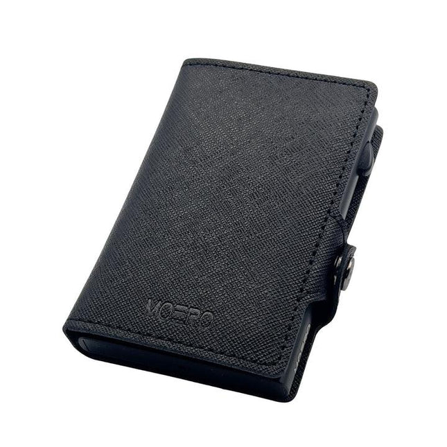 Moero Saffiano Black Zip Portafoglio Slim - MARIO SPATARELLA