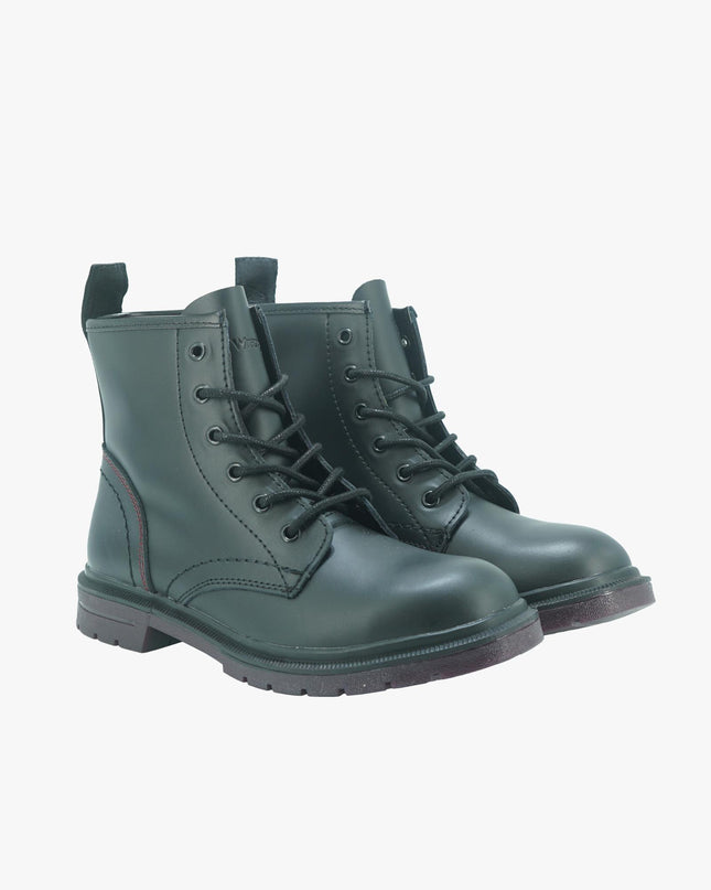 Anfibi Donna in Pelle Nara SPIKE ANKLE NERO Wrangler 
