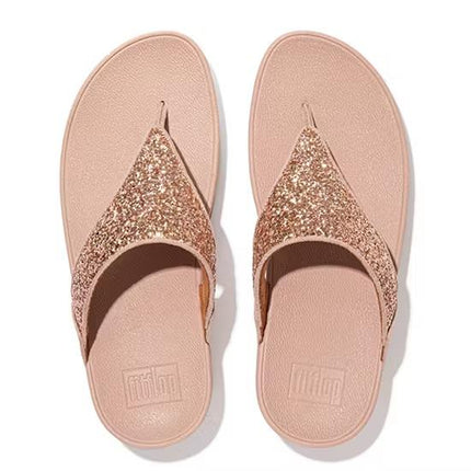FitFlop Sandali Donna Infradito Glitter Rosa Gold X03-323 LULU GLITTER FitFlop 