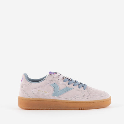Sneakers Victoria Donna Bassa in Pelle Rosa Multi - MARIO SPATARELLA