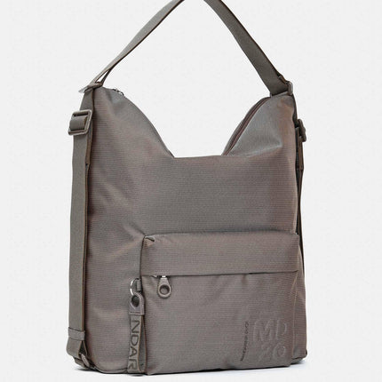 Mandarina Duck Borsa Convertibile Zaino Tessuto Taupe QMT09 MD20 TAUPE Mandarina Duck 